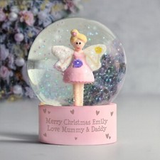 Personalised Snow Globe Fairy