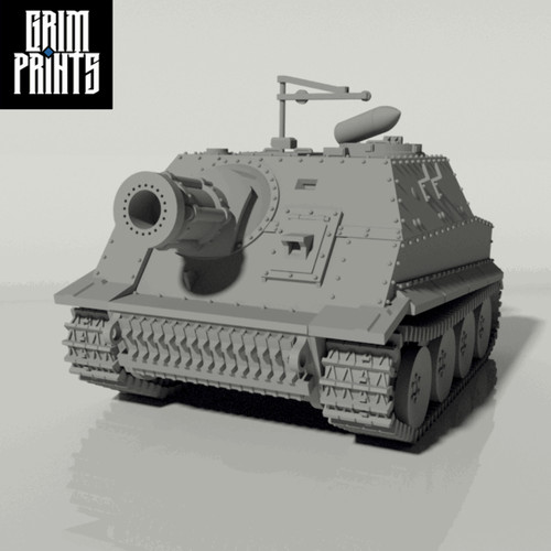 Grim sturmtiger assault gun - gun, /