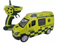 Emergency Rescue Ambulance FIRST AID Radio Remote Control Car Siren Sound&Light
