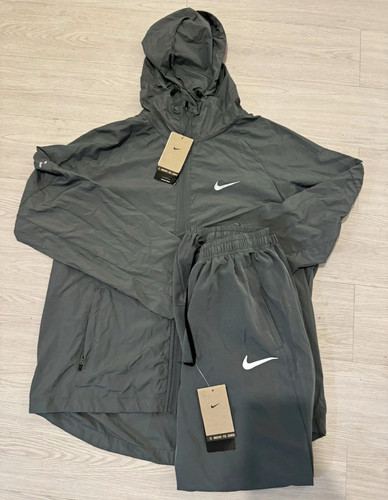 Nike men grey hooded - men’s,