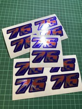 1/12th scale rc numbers vinyl