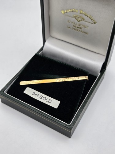 9ct solid yellow - solid, tie