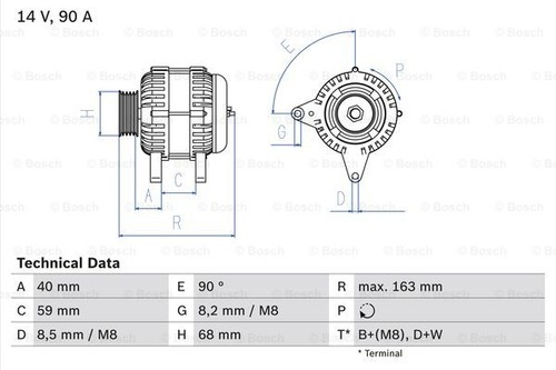 Alternator for california - vw,