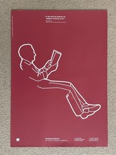 Knoll International Poster Advertising Design Marketing Size A1 Marcel Breuer