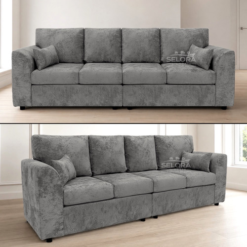Grey seater sofa alaska - grey, 4