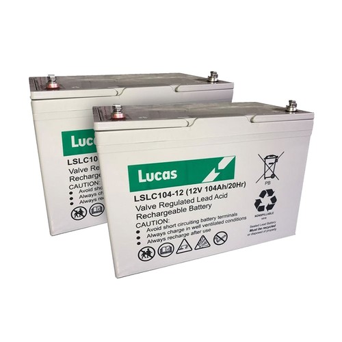 Lslc104 lucas 12v 104ah - 2x,