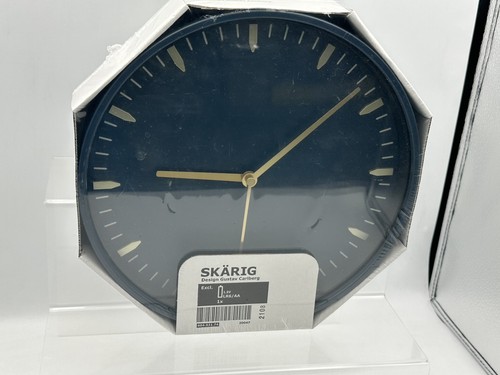 Ikea skarig wall clock blue - clock,