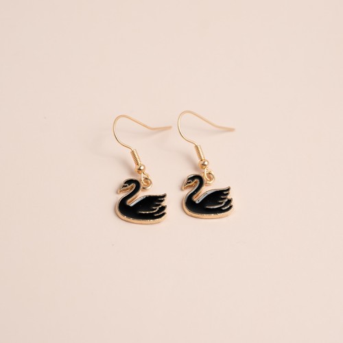Cute tiny black swan - cute,