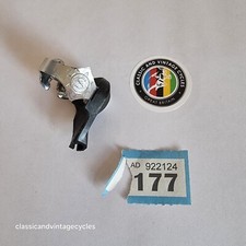 NOS Simplex SJ/SLJ Downtube Single Chrome Gear Cable Guide/Stop No Bolt #177