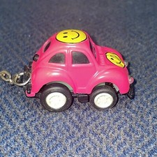 VW Bug Vintage Keychain Pink