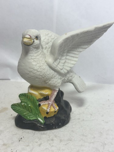 Vintage porcelain white dove - porcelain,