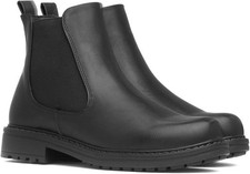 Ladies Black Low Heels New