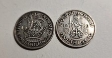 1939 silver shillings - 1939, scottish