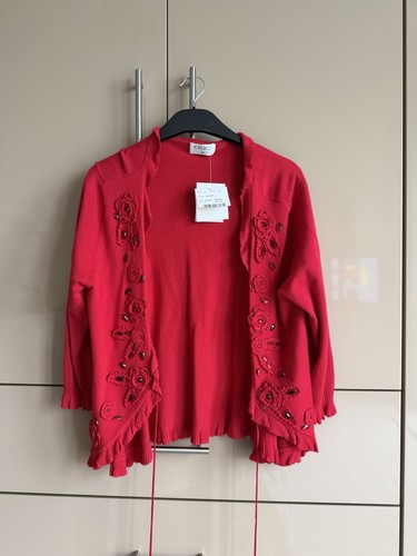 Kaliko poppy red cardigan - red,