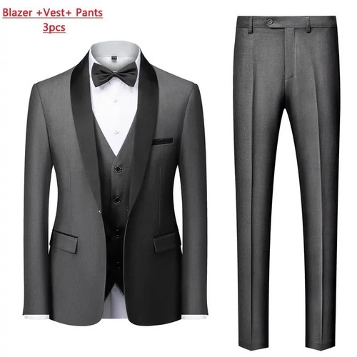 Men piece formal suit - 3,