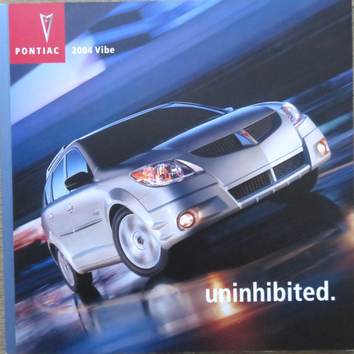 2004 pontiac vibe usa brochure - pontiac,