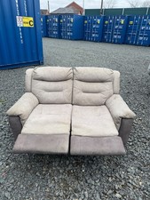 Grey 2 Seater Recliner sofa