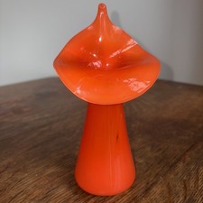 Vtg Glass Vase Jack In The