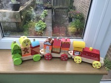 Lidl 2021 Playtive Chrismas wooden train set, light and sound effects