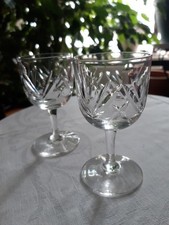 Vintage Pair Of Lead Crystal