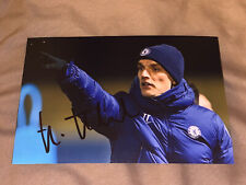 Thomas Tuchel Chelsea Dortmund Hand Signed Photo Autograph UCL Final FA Cup EPL