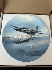 Coalport Collectable Plate: Reach for the Skies - Out on Exercise 1990