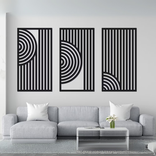 Wood wall art panels - wall,