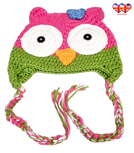 Baby hat handmade owl - hat,handmade,