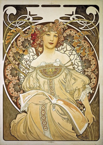 Art nouveau by - by, alphonse