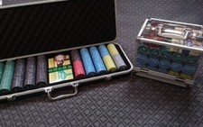 Ceramic Poker Set 500pc or 600pc Tournament Set 