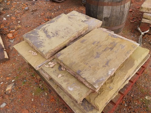 Reclaimed yorkstone flags - reclaimed,