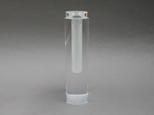 GUZZINI Lucite Bud Vase, Vintage 1970s, Minimalist Decor, Italian Modern Design