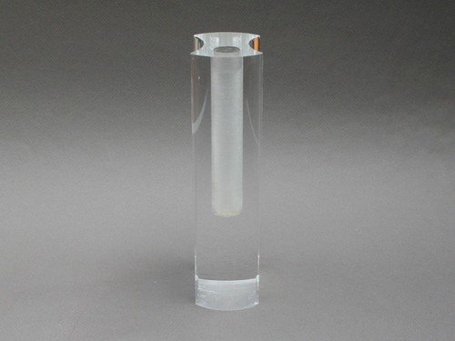 Guzzini lucite bud vase - lucite,