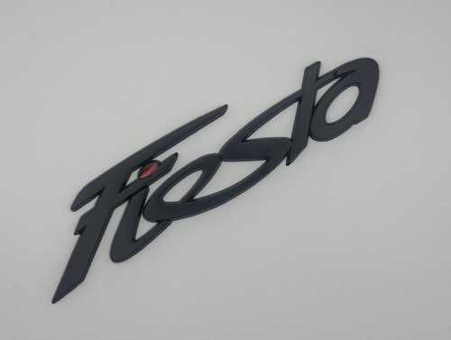 Ford fiesta matte black - matte, badge