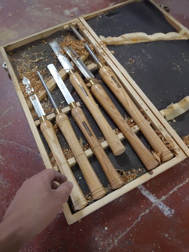 Wood turning chisel - turning, set