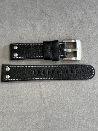 Steel 22mm black textured - tw,