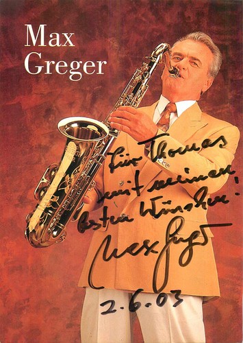Autograph max greger - max,