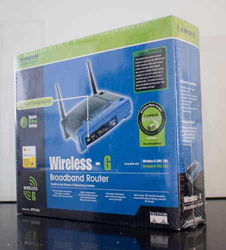 Linksys wrt54gl mbps 100 - 54,