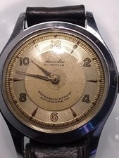Vintage ' Hercules ' 21 Jewels , Gold Bullseye Dial , Gents Wristwatch 