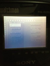 Sony watchman fdl e22u - sony,