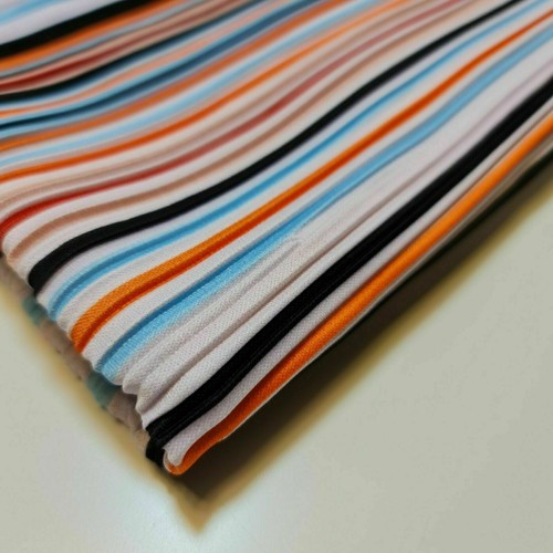 Multi stripe pleats ity fabric - pleats,