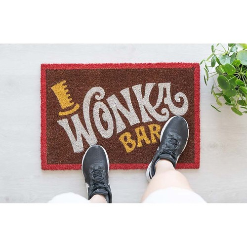 Willy wonka bar door - door, mat