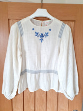 Vtg cotton mix embroidered