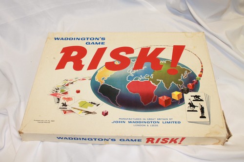 Vintage risk board game - board,