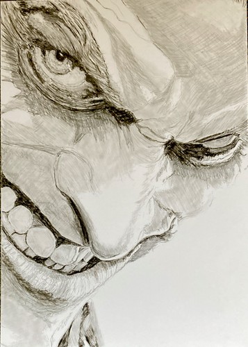 Original joker charcoal - a3, &