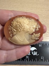 Vintage Rare Cameo Brooch Two