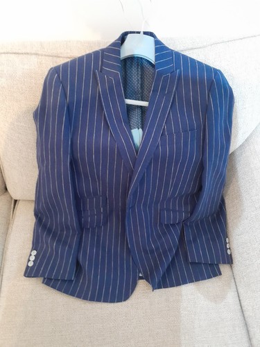 Mens striped navy blazer - mens,