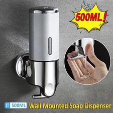 500ML Wall Mounted Soap Dispenser Liquid Bathroom Hand Soap Shower Gel Shampoo