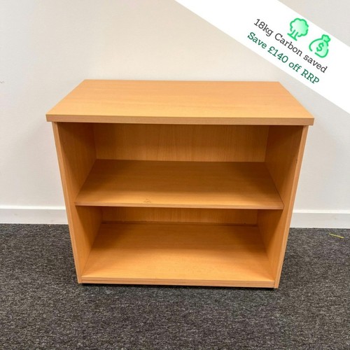 Beech shelf bookcase 740mm - 1,