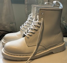 Dr Martens 1460 White Mono